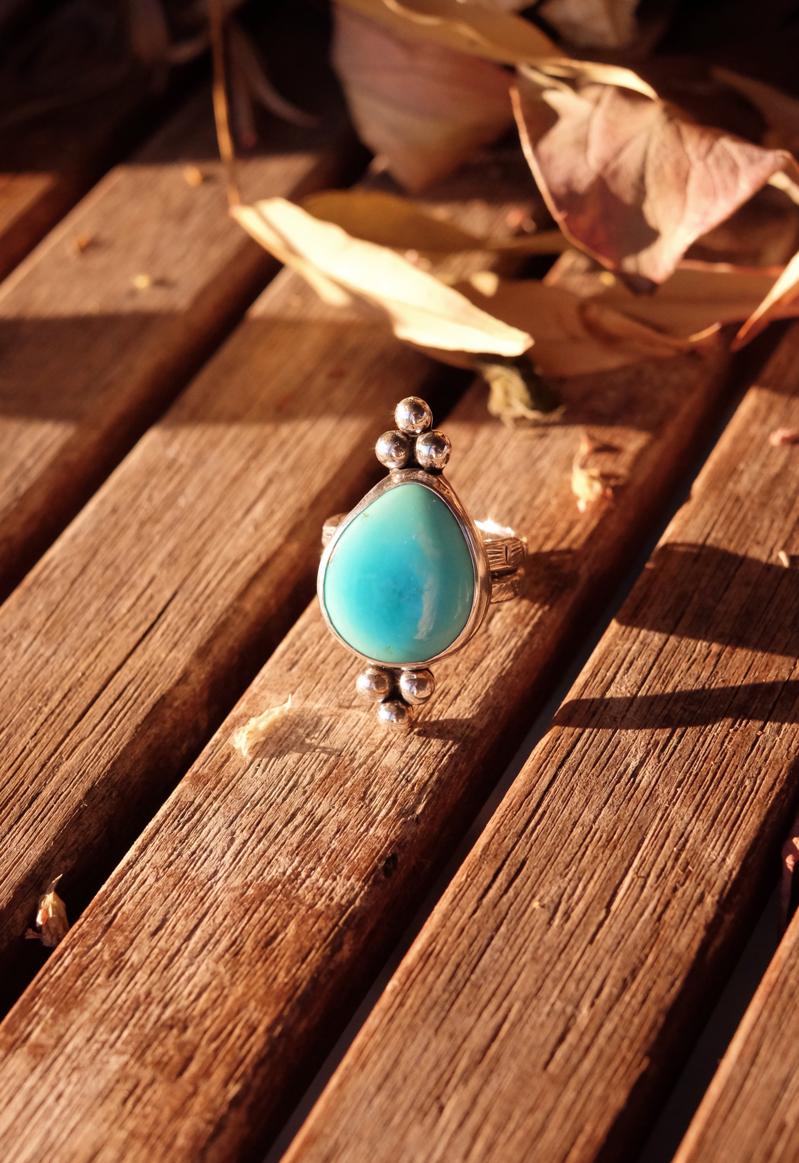 Wild Fern Message Ring (size 7.75)