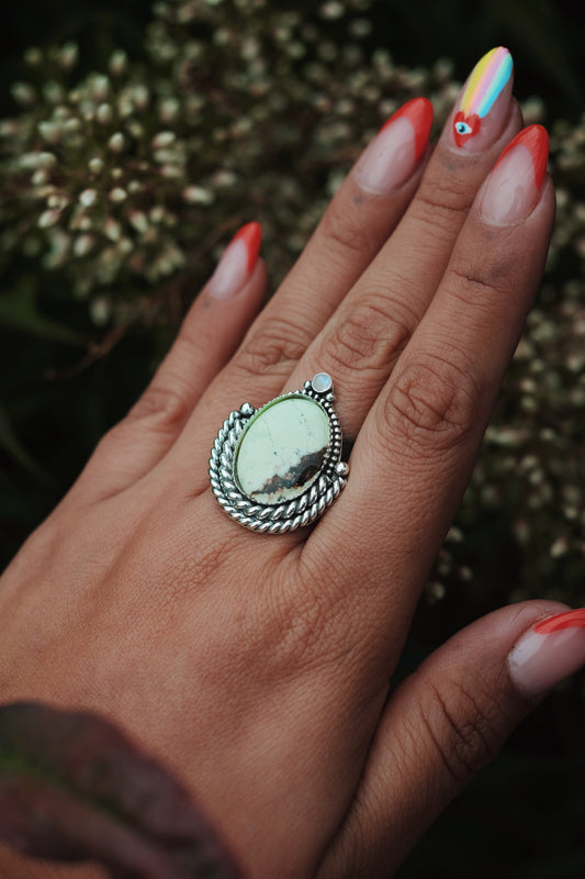 Made to size - Lemon Chrysoprase & Moonstone
