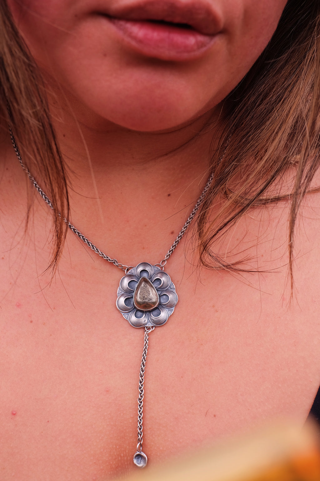 Rain Alchemy Lariat Necklace