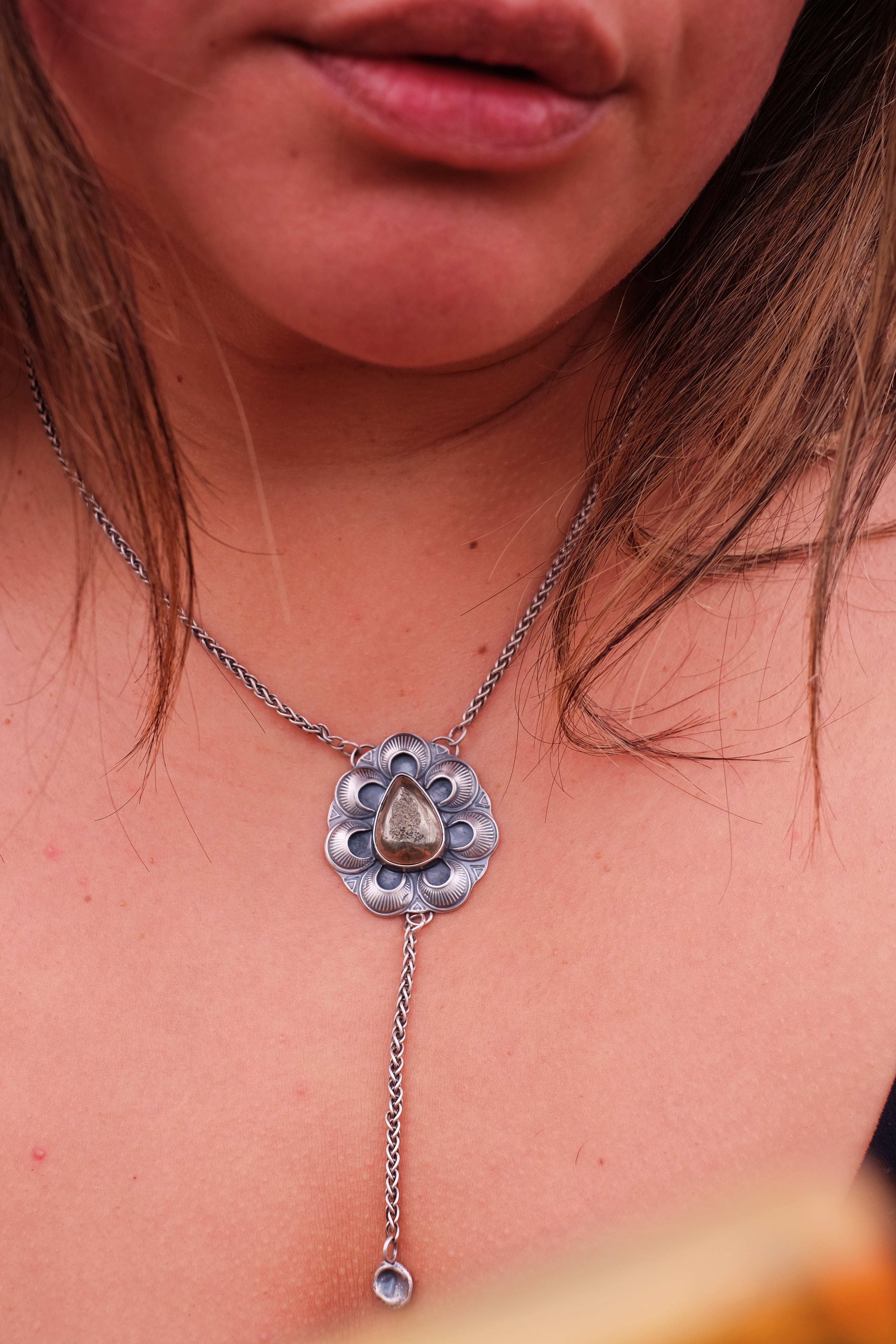 Rain Alchemy Lariat Necklace