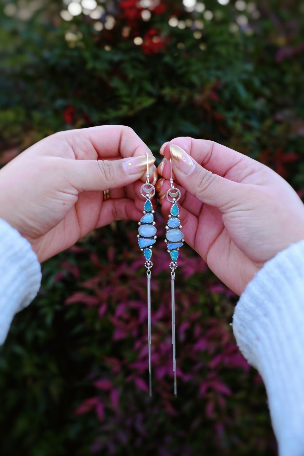 Opal Moonbeams Earrings