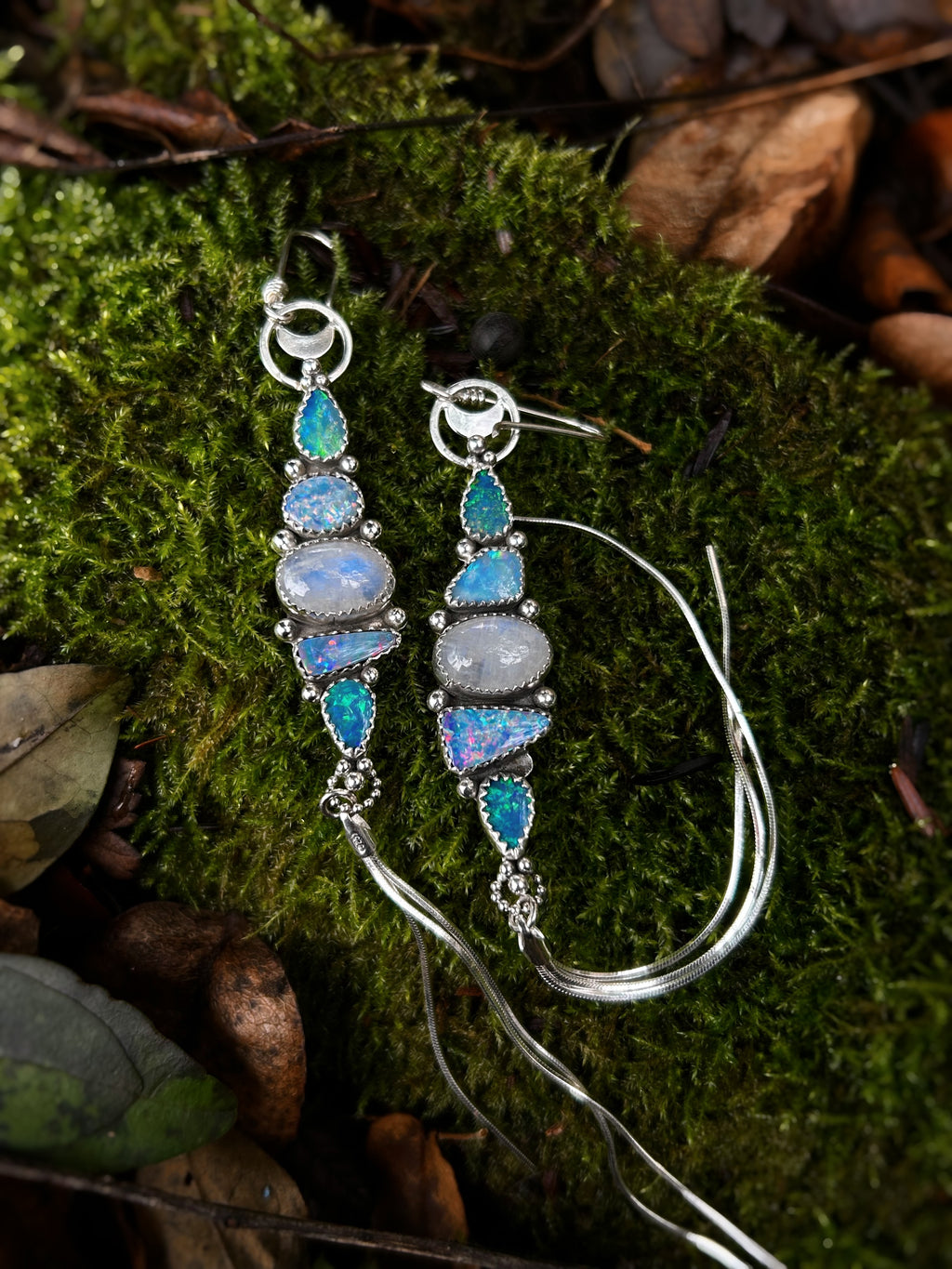 Opal Moonbeams Earrings