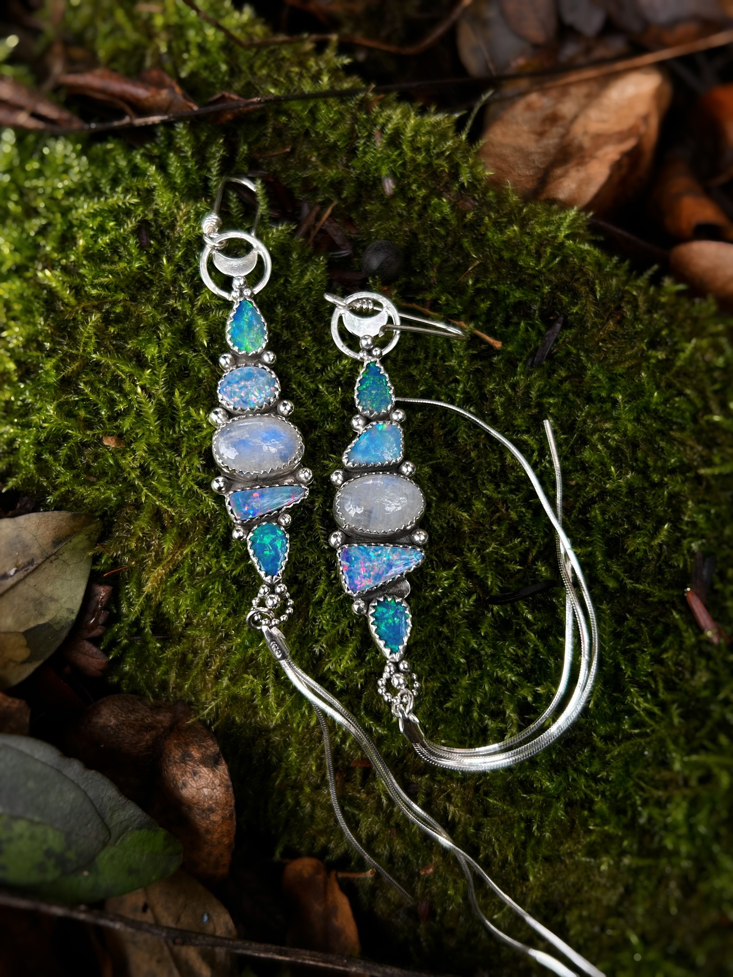 Opal Moonbeams Earrings