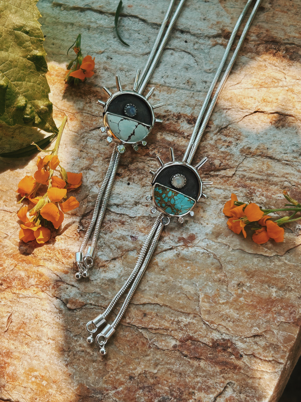 Sunburst Bolo Necklace (Large)