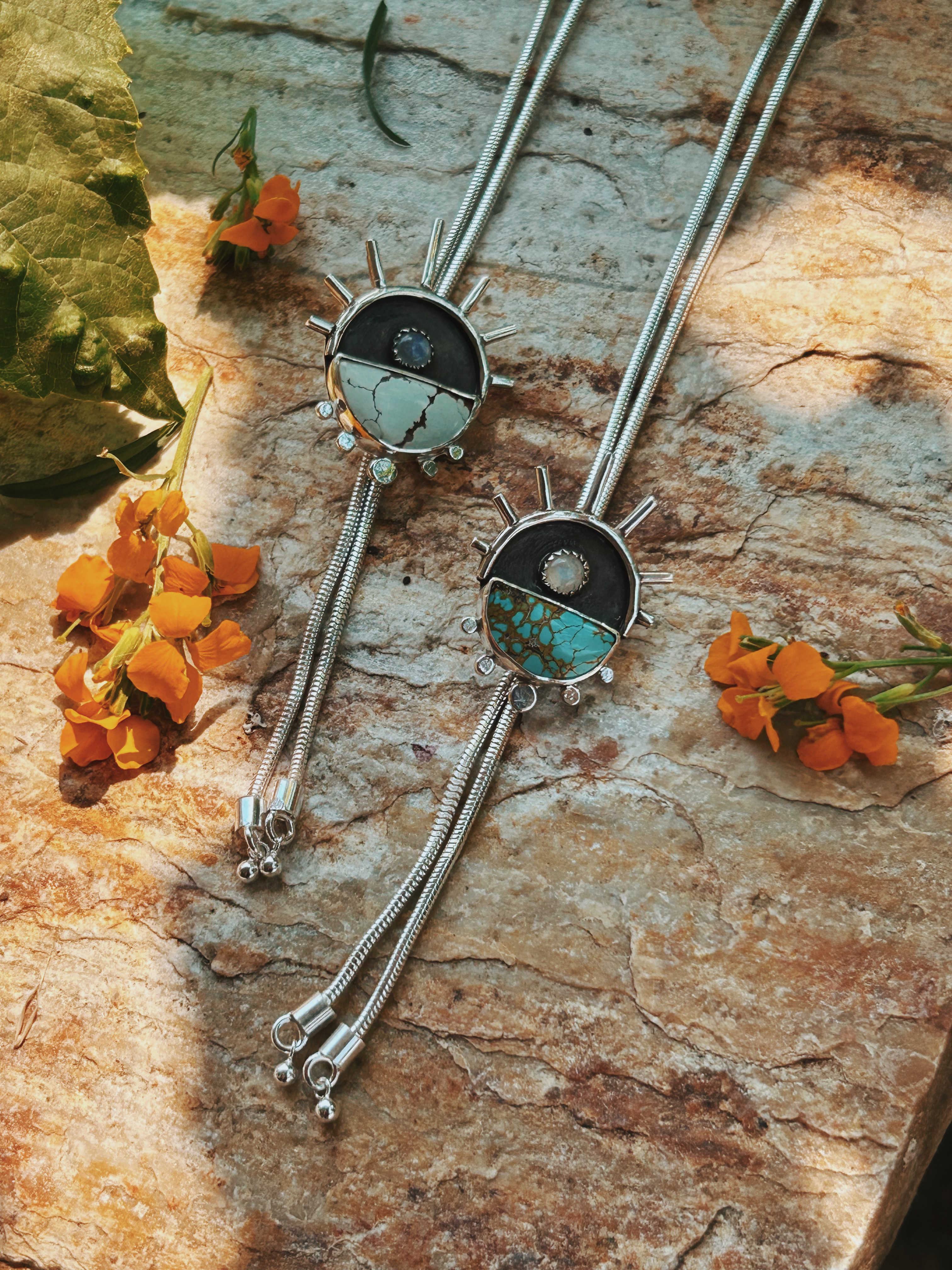 Sunburst Bolo Necklace (Large)