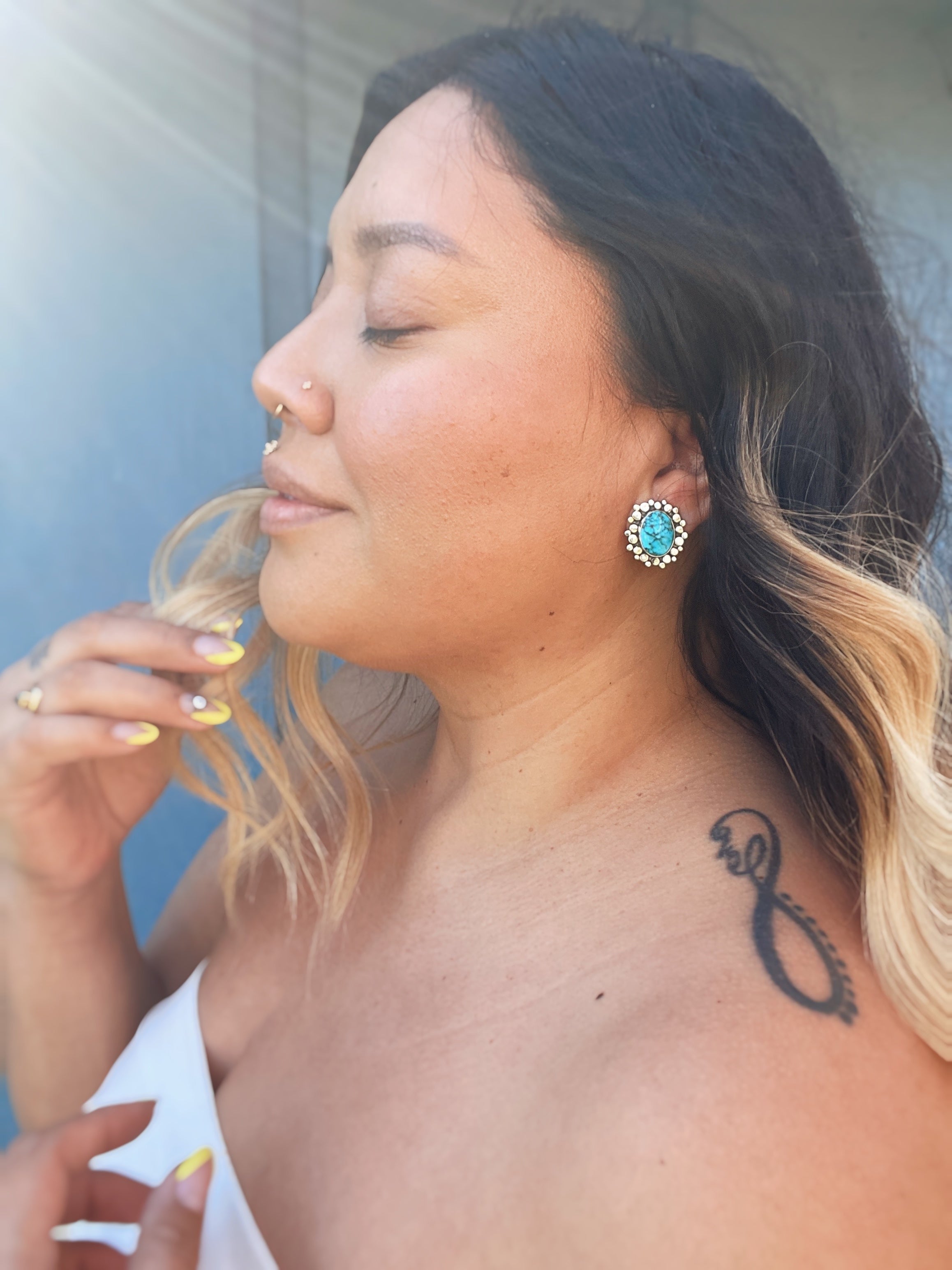 River Pebble Studs