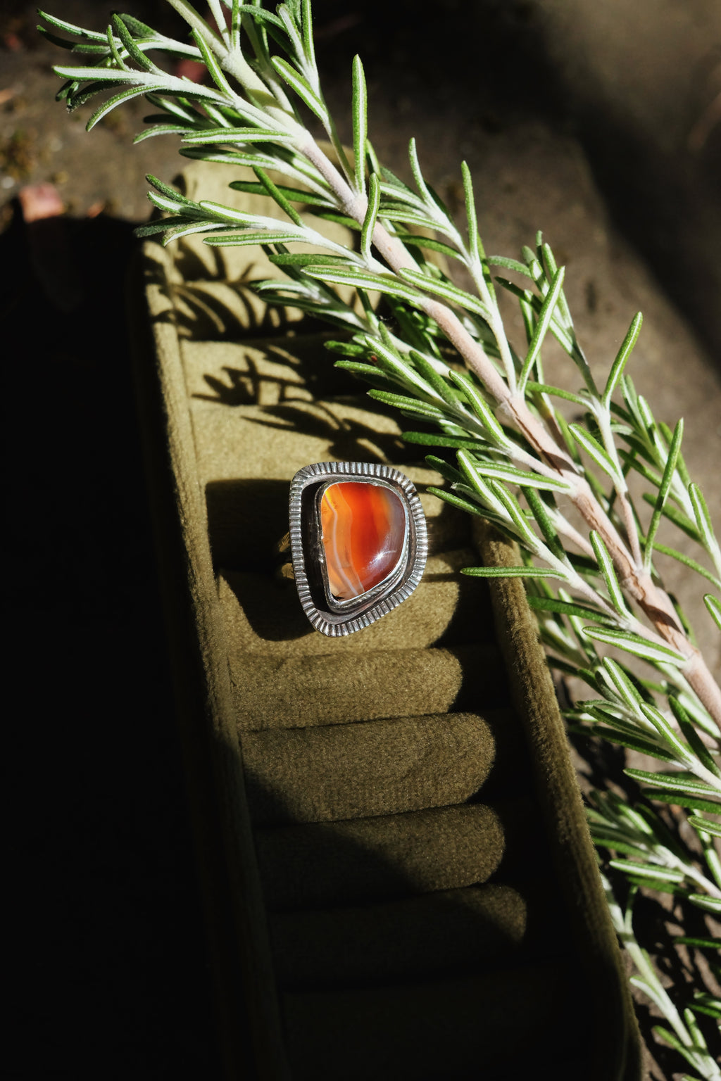 Montana Agate Ring (Size 7.5)