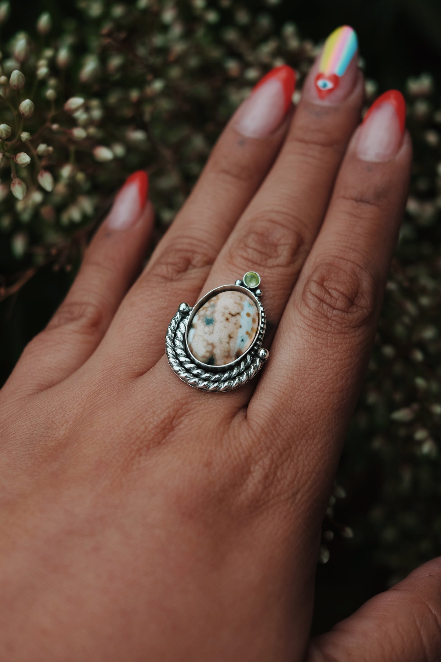 Made To Size - Ocean Jasper & Peridot