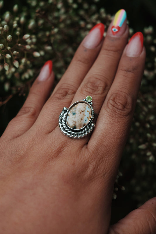 Made To Size - Ocean Jasper & Peridot