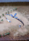 Coober Pedy Opal Hand-Stamped Cuff