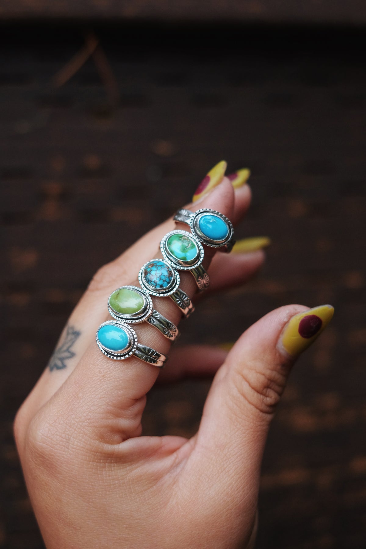 The Sundown Ring — Sonoran Gold Turquoise - Size 10