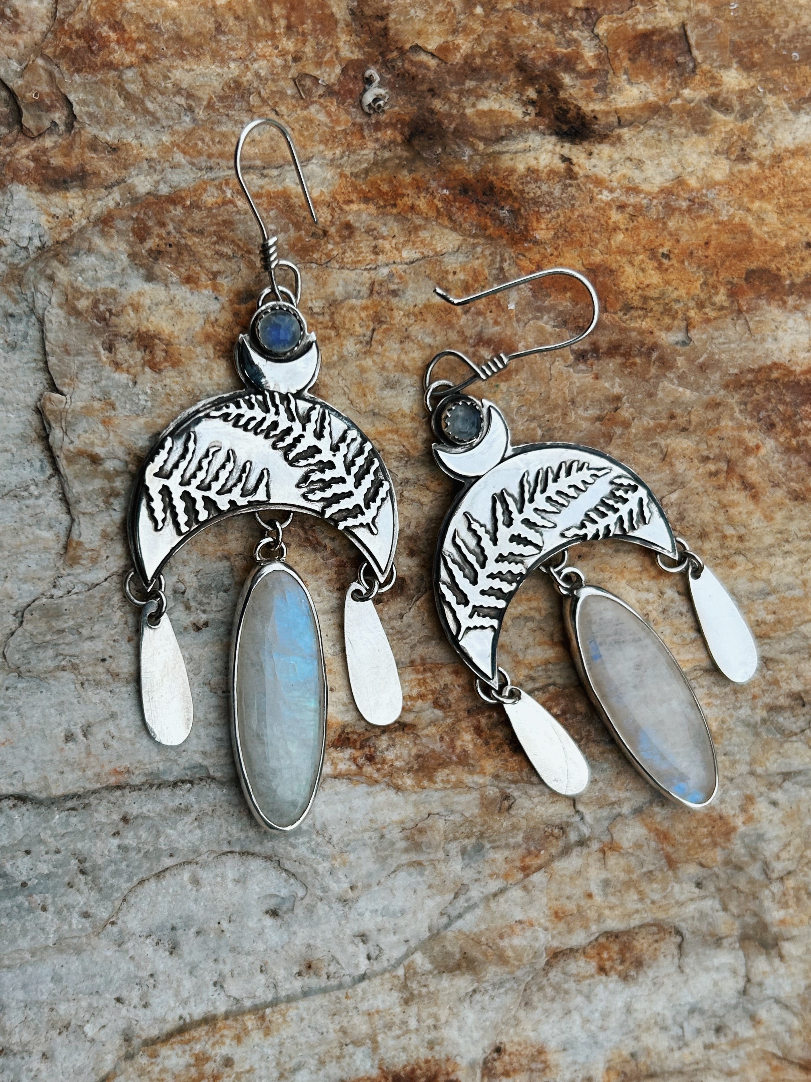 Moonlit Fern Earrings