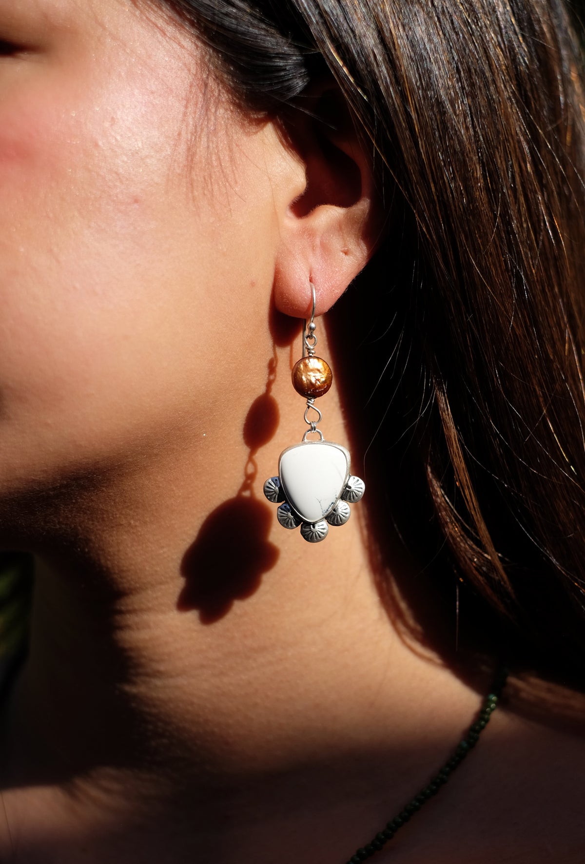 Ivory Creek + Pearl Statement Earrings
