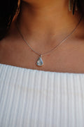 Moss Agate Chain Necklace