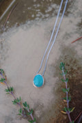 Sonoran Gem Turquoise Rolo Necklace — 16"