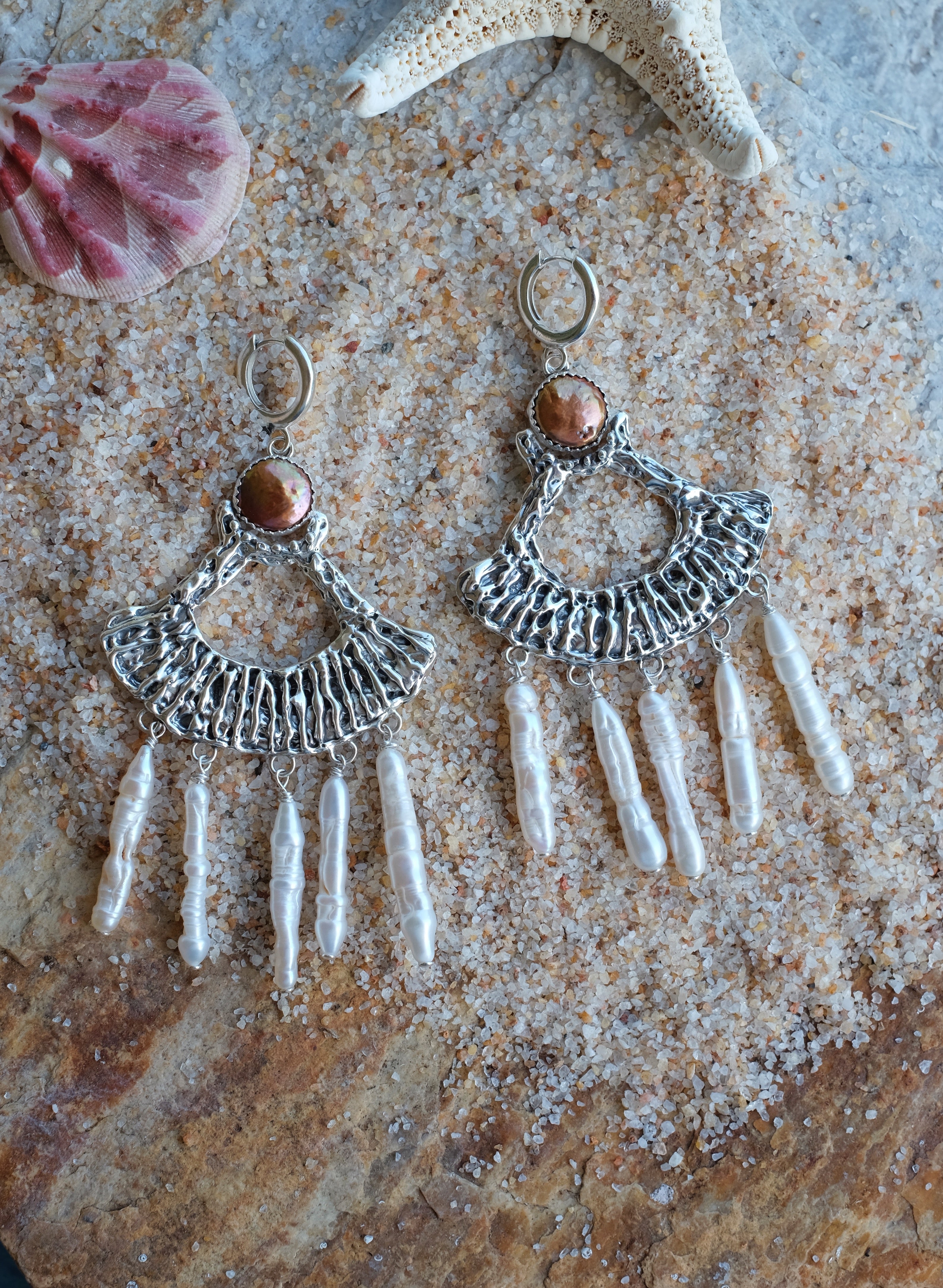 Mermaid Shell Earrings