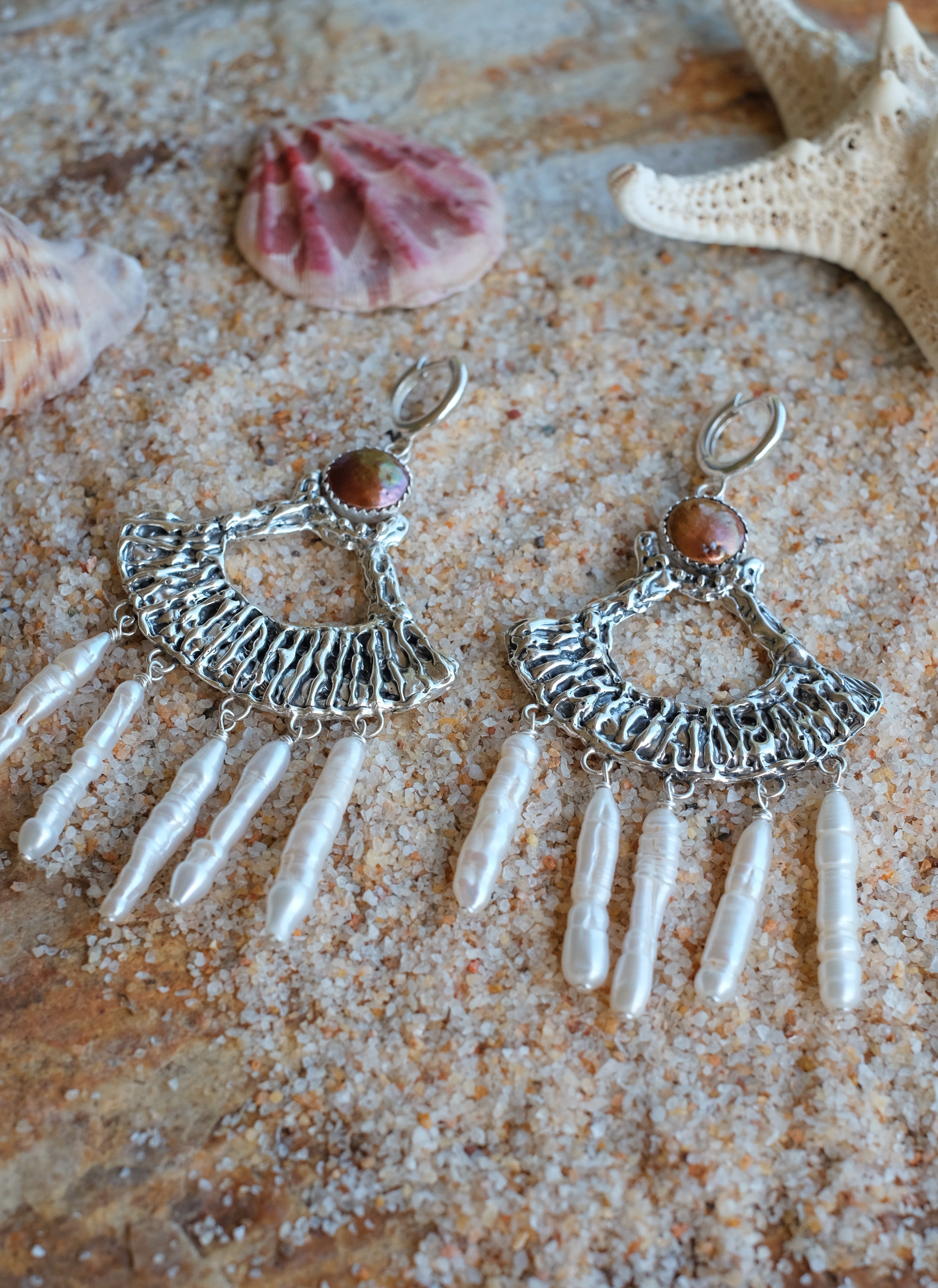 Mermaid Shell Earrings