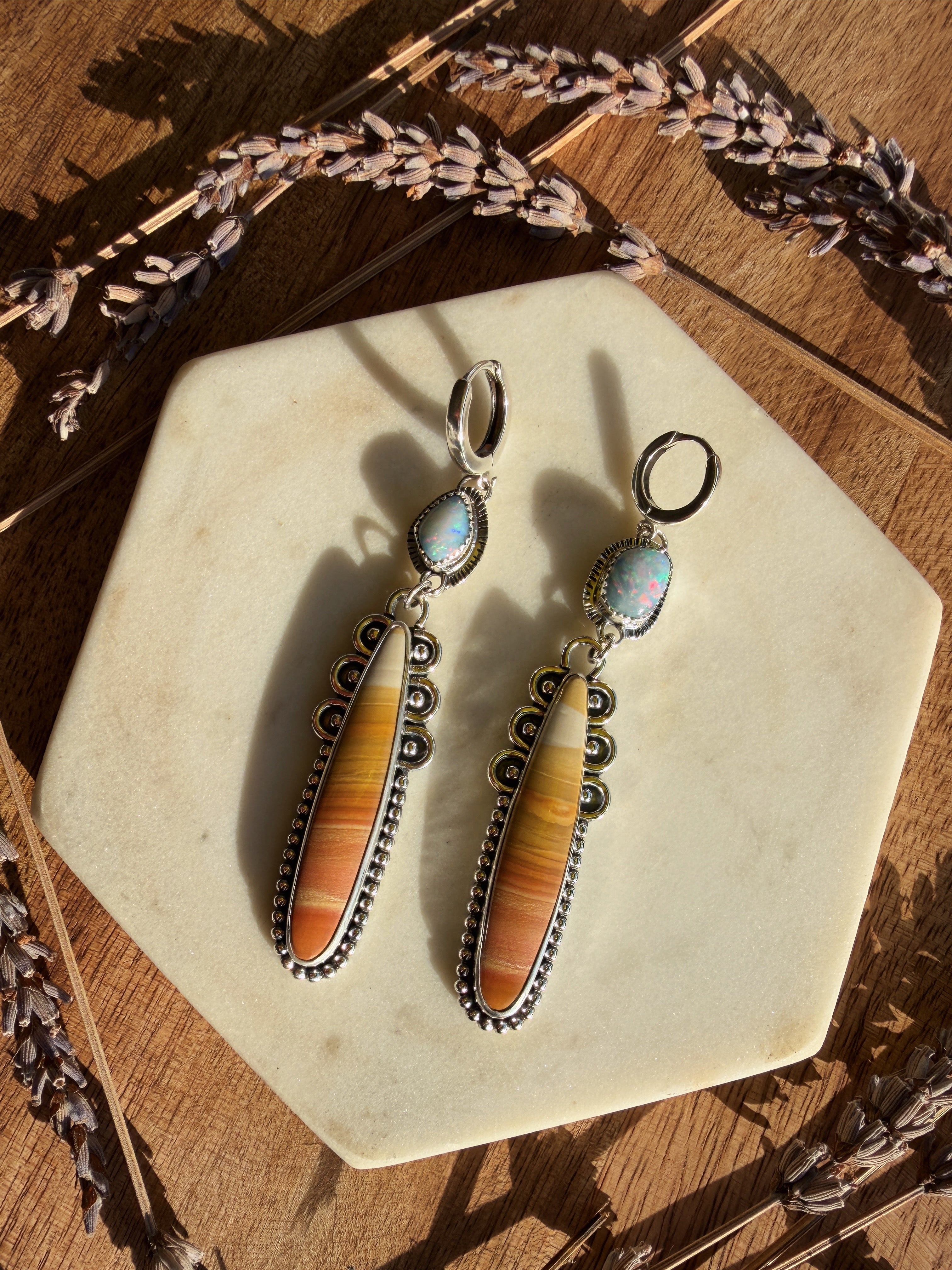 Desert Opal & Jasper Earrings