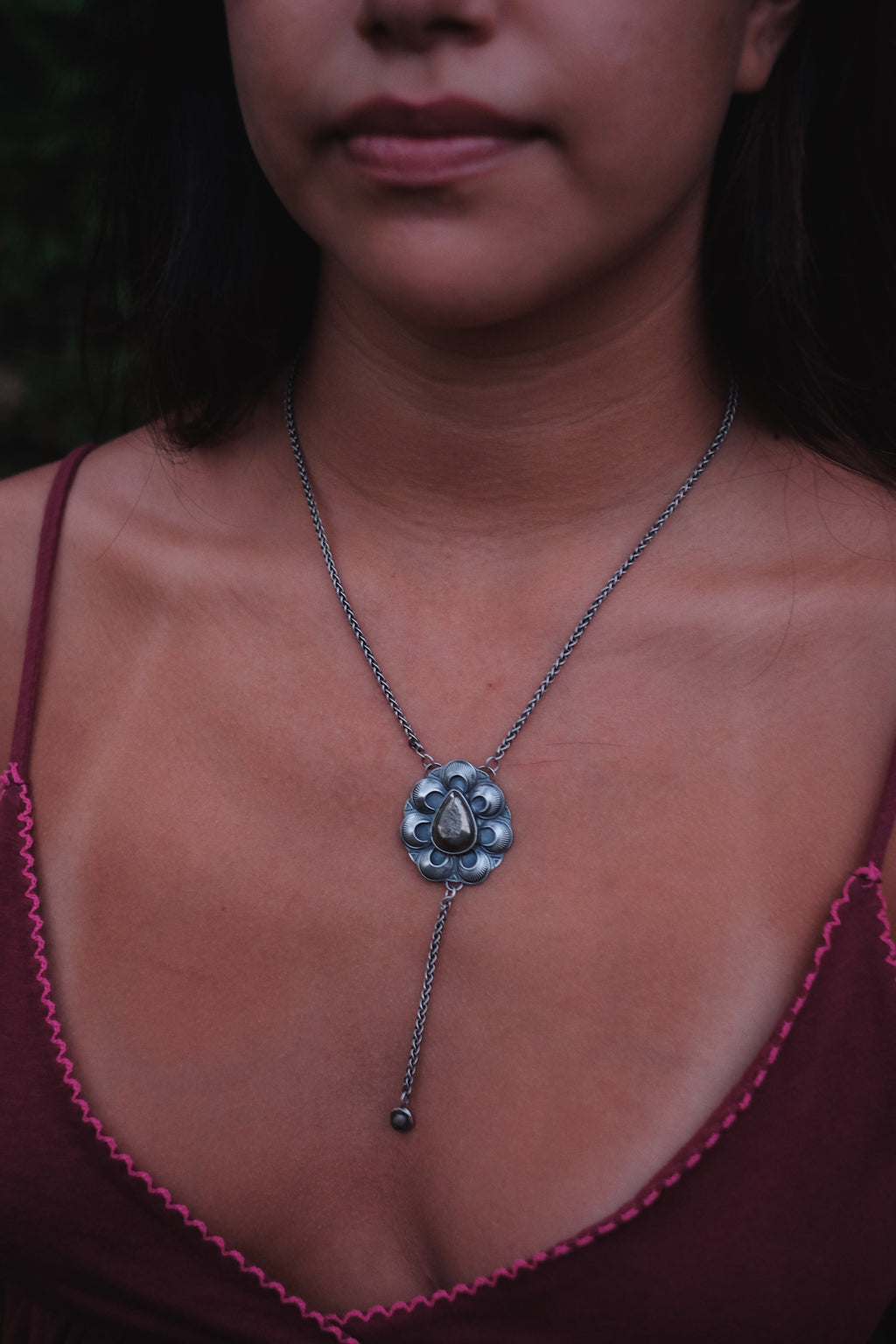 Rain Alchemy Lariat Necklace