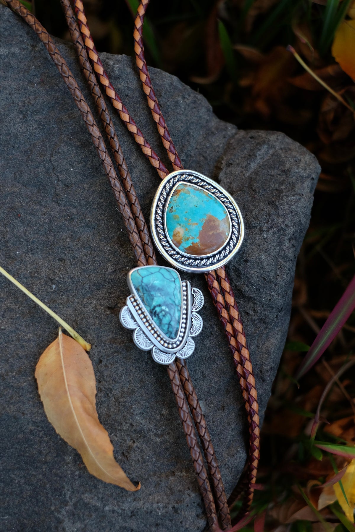 Bao Canyon Turquoise Bolo Tie