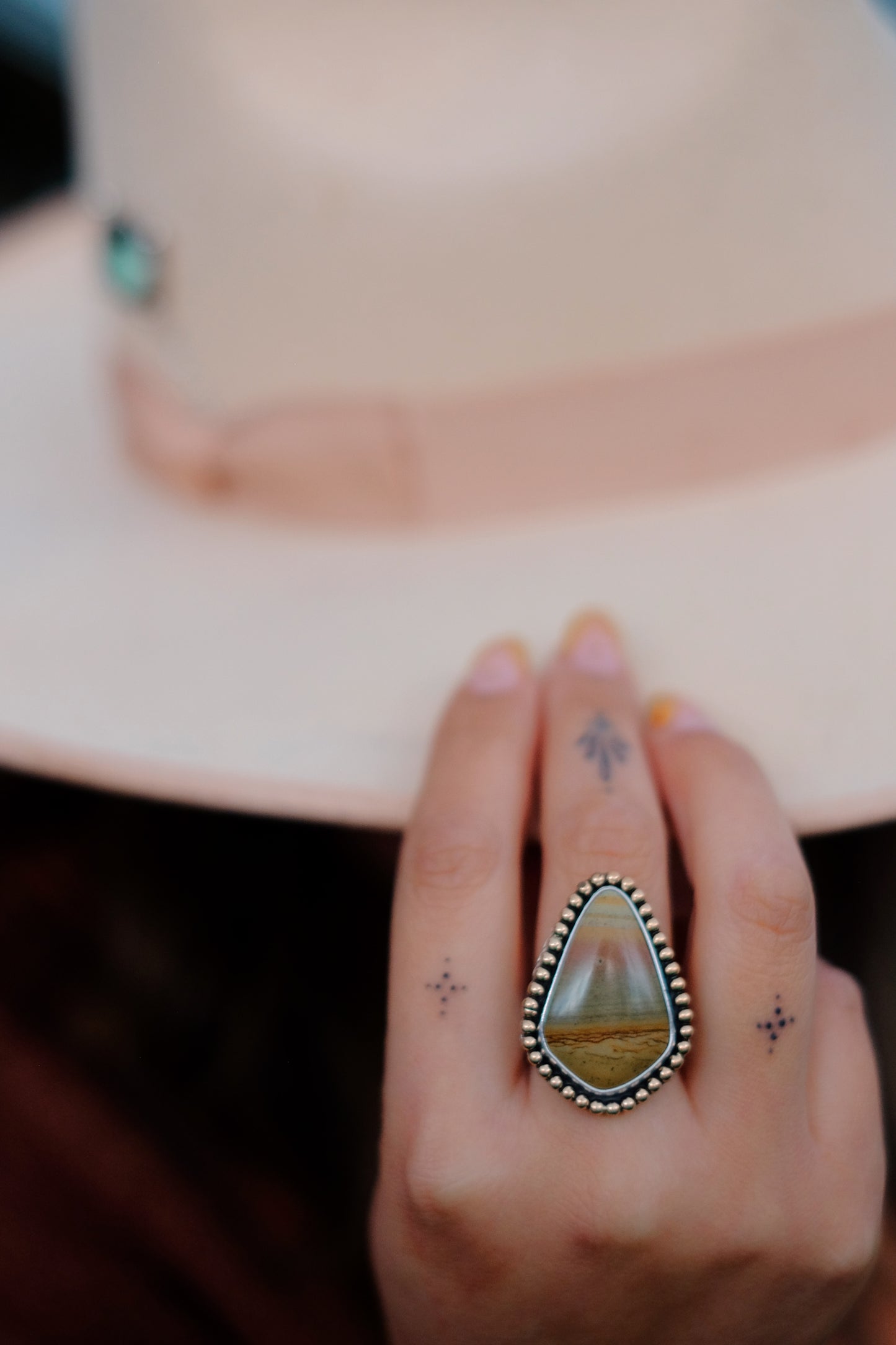 Desert Vista Ring – Rocky Butte Jasper (size 10.25)