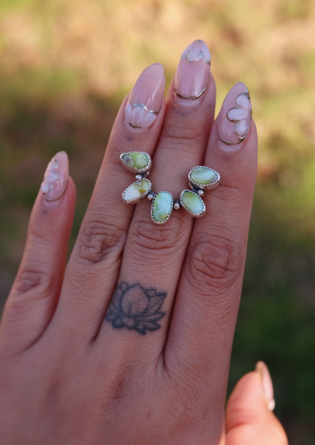 Sage Horizon Ring (size 7.5)