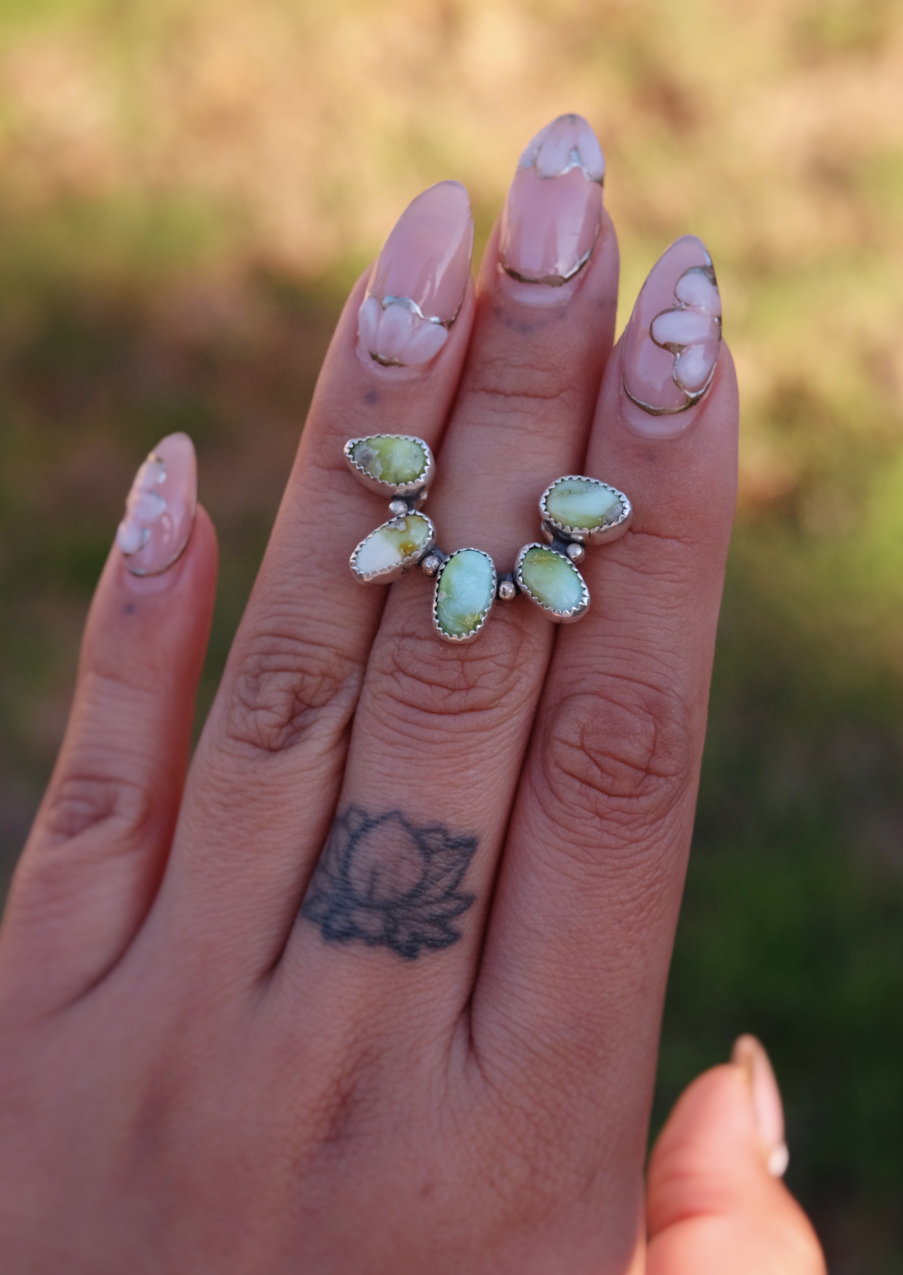 Sage Horizon Ring (size 7.5)