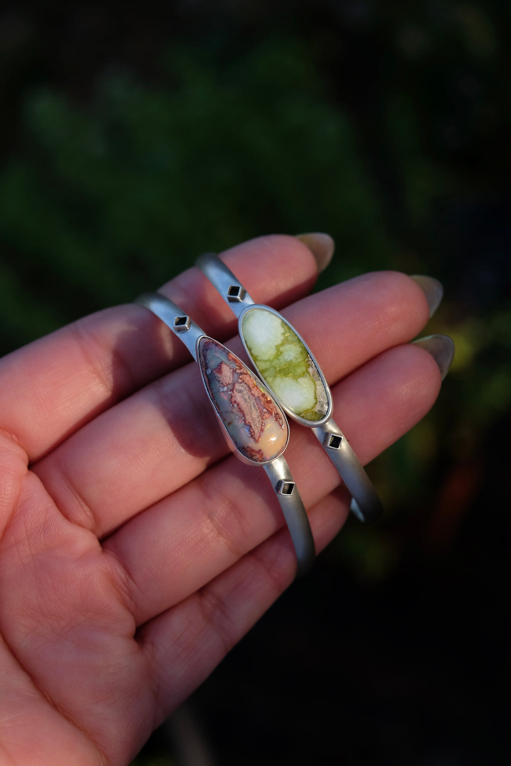 Cantera Opal Sterling Silver Cuff Bracelet