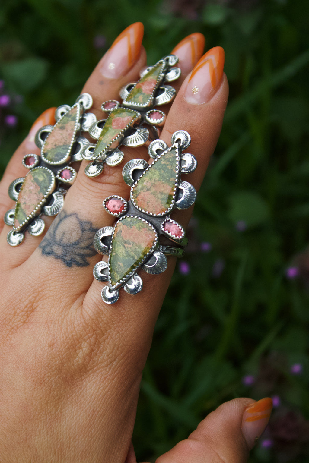 Cactus Bloom Rings (Various Sizes)