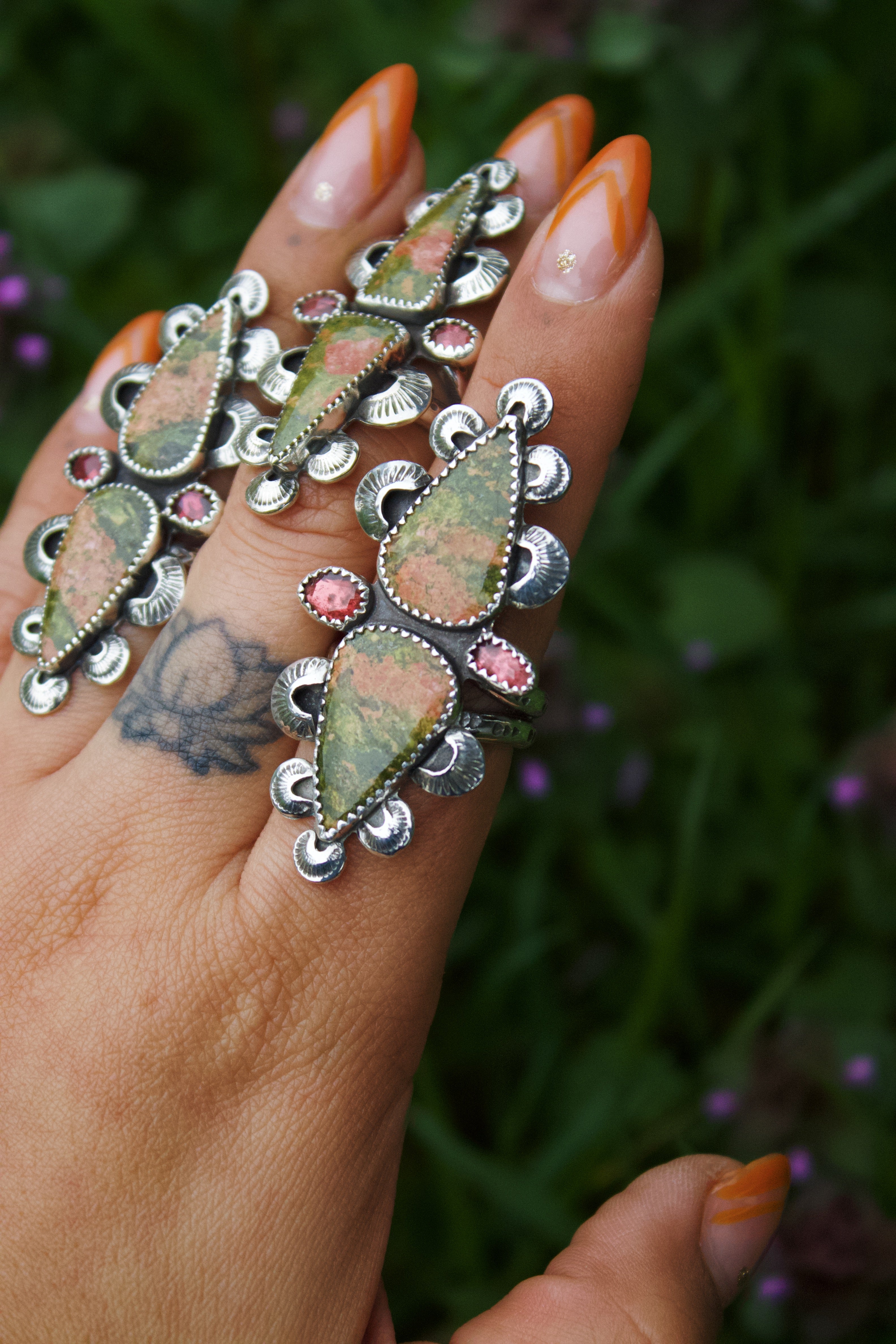 Cactus Bloom Rings (Various Sizes)