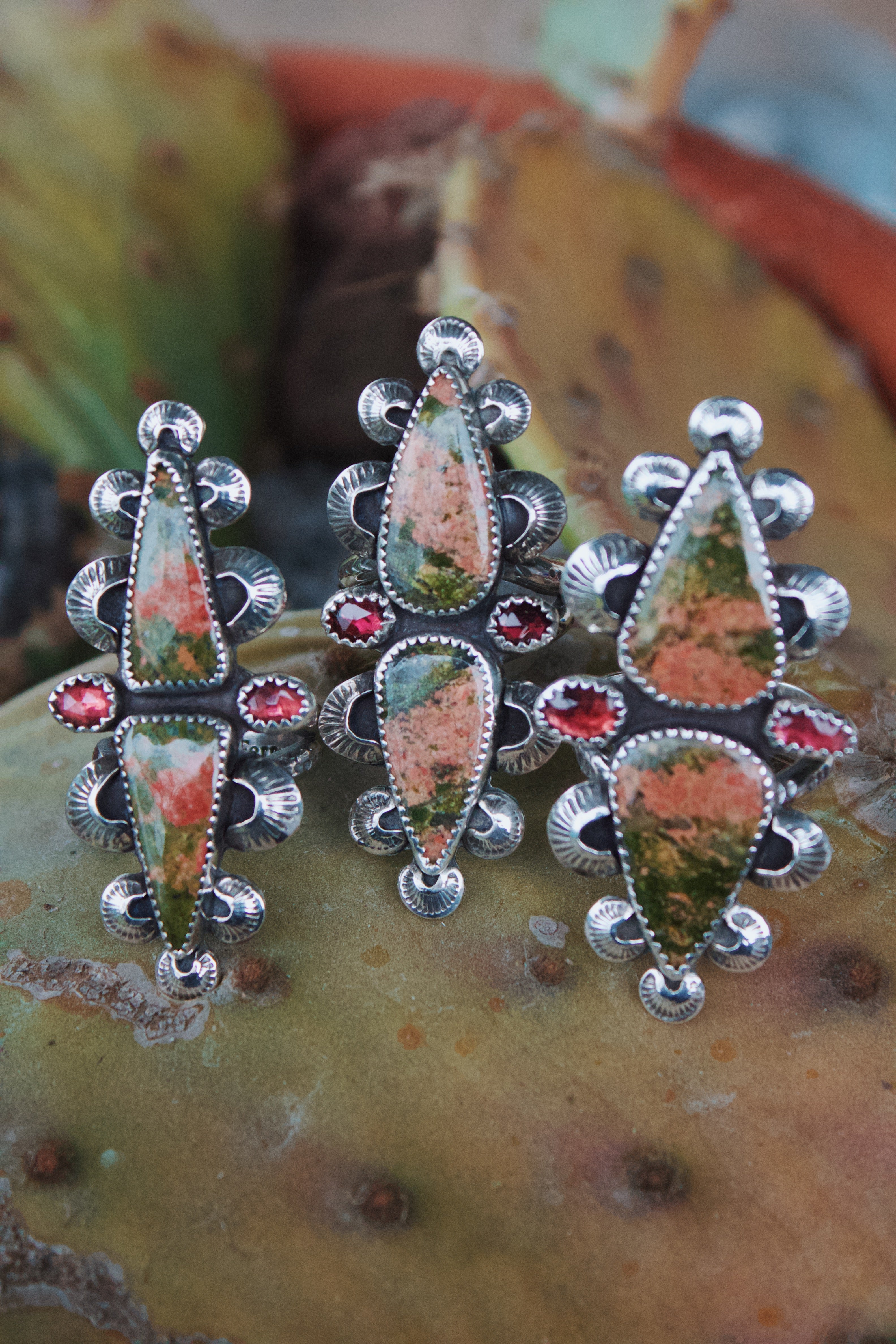 Cactus Bloom Rings (Various Sizes)