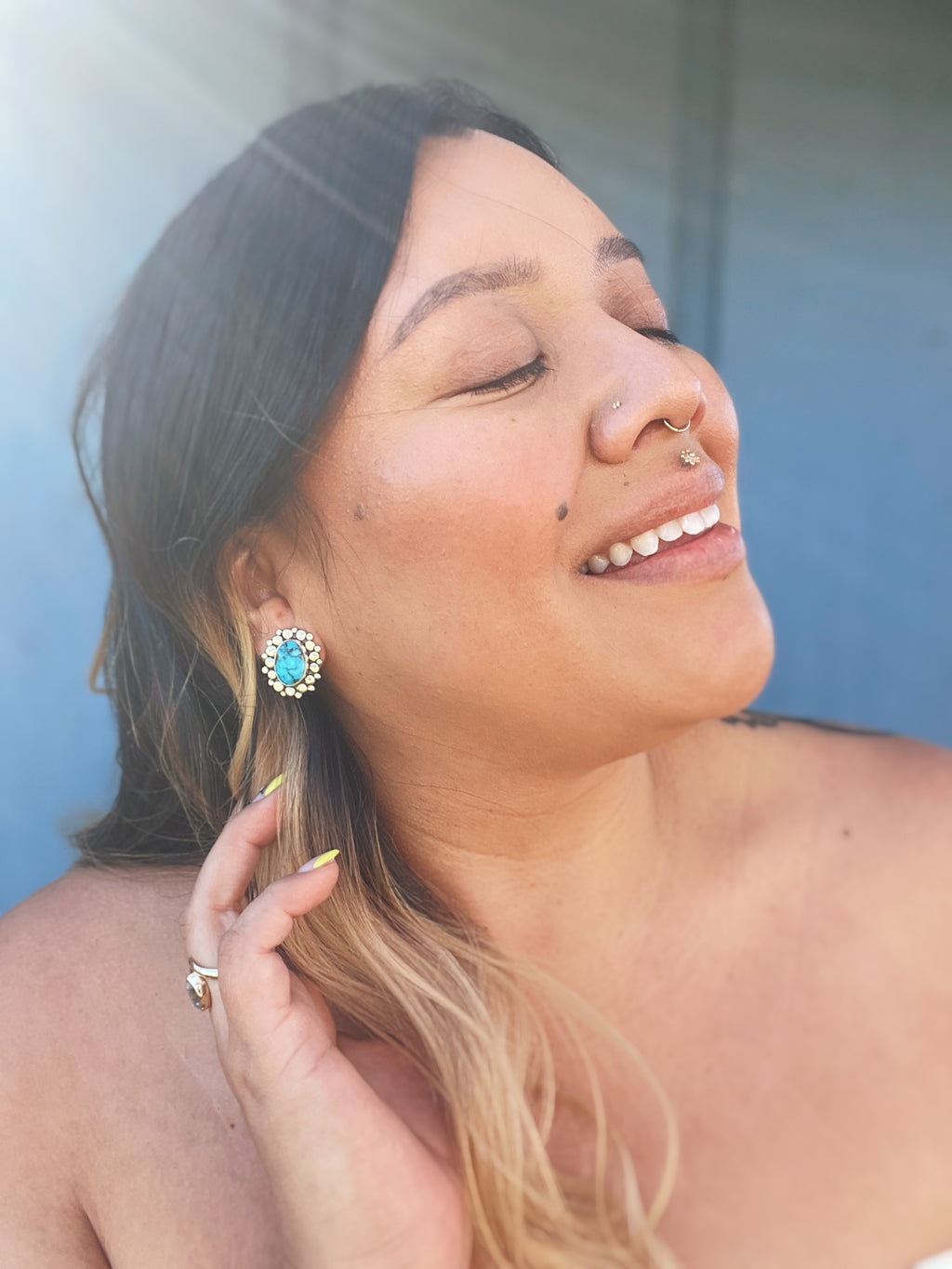 River Pebble Studs