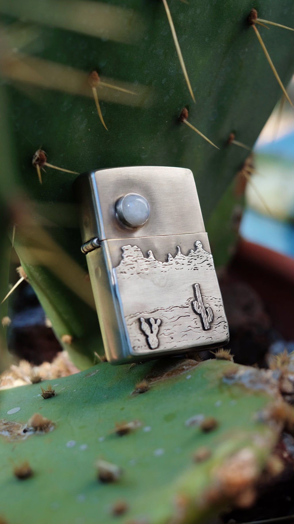 Moonstone Mountain Zippo
