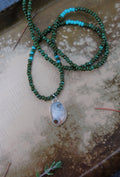 Rose-Cut Ocean Jasper Beaded Necklace