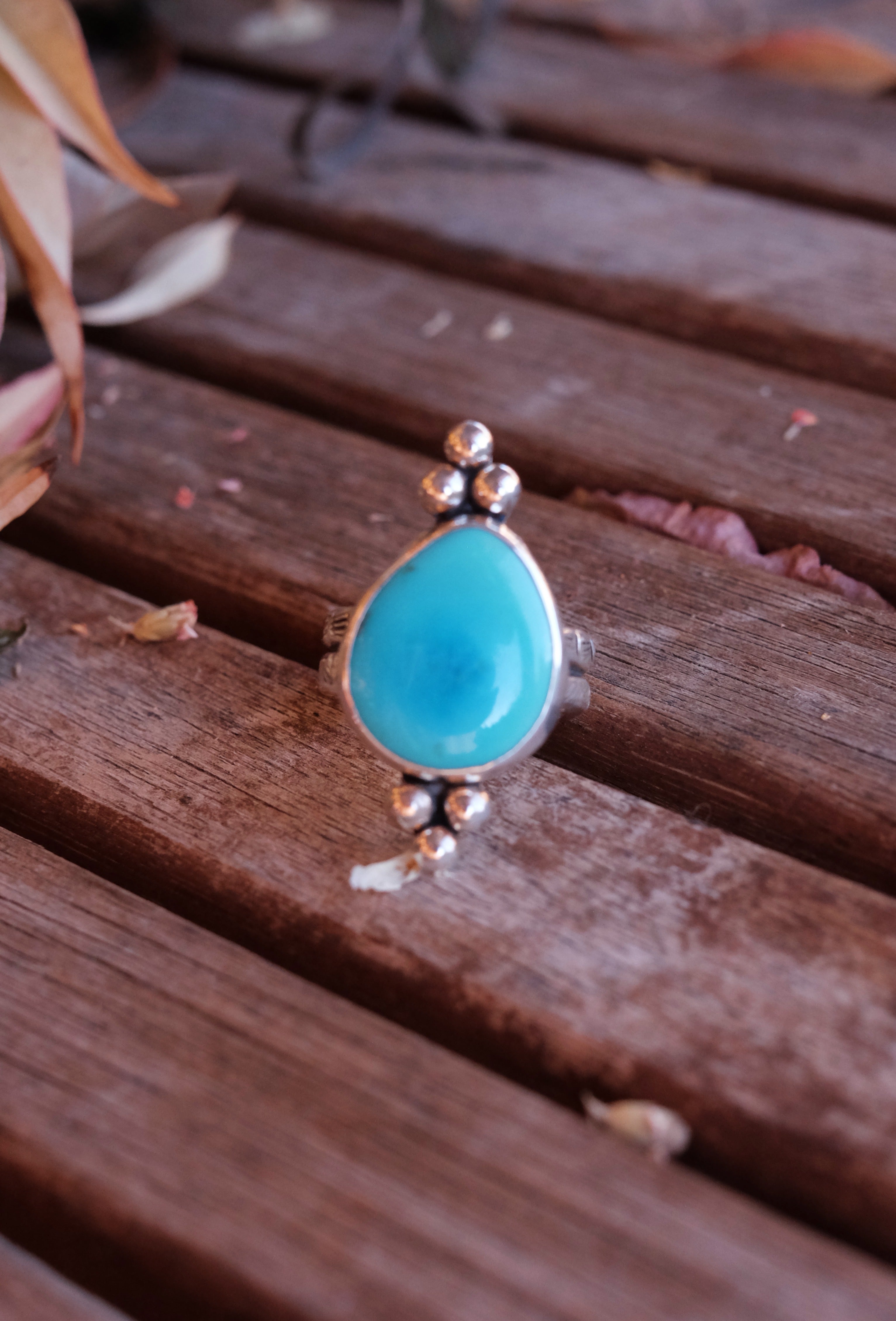 Wild Fern Message Ring (size 7.75)
