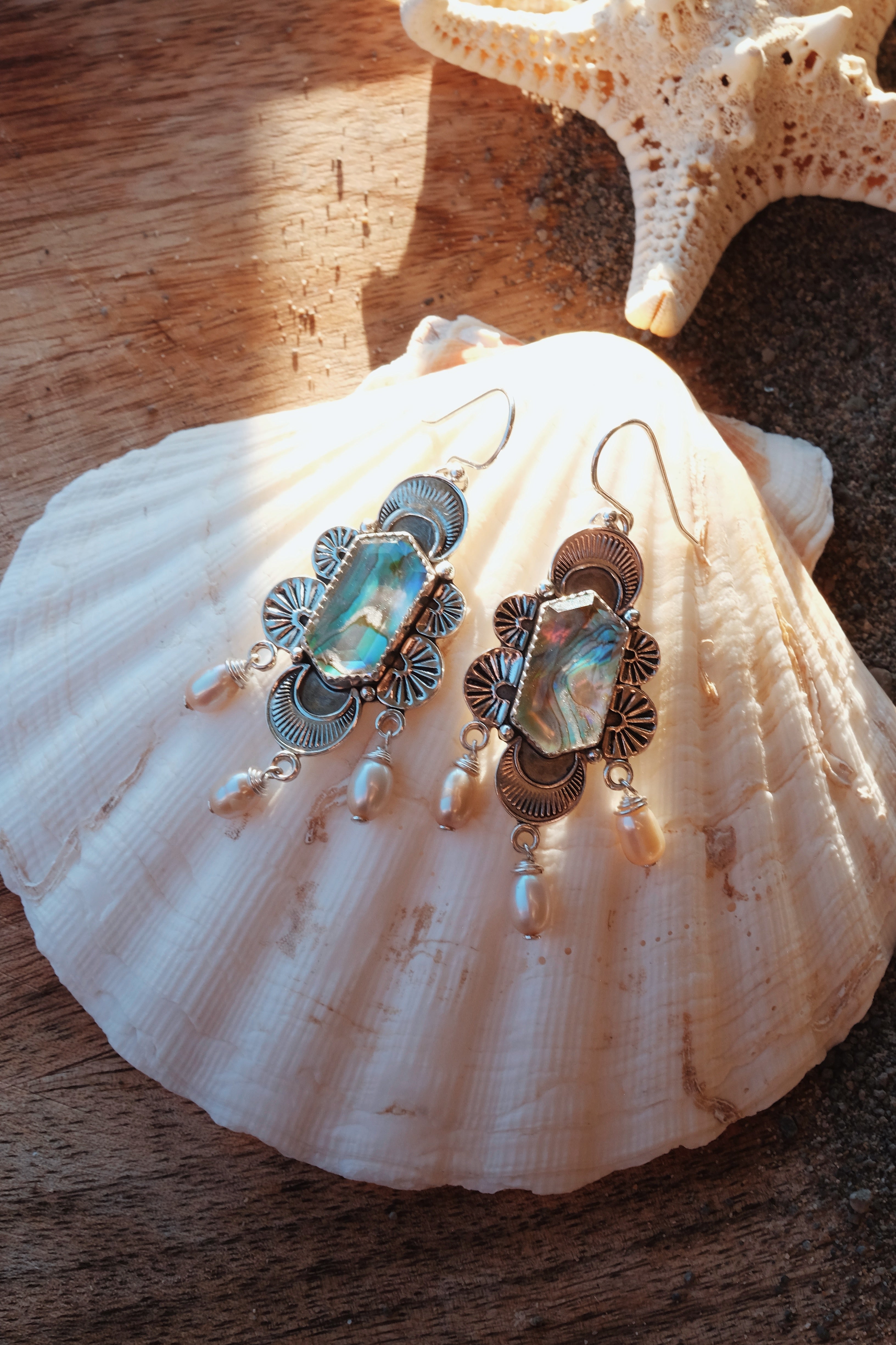 Hand Stamped Earrings
