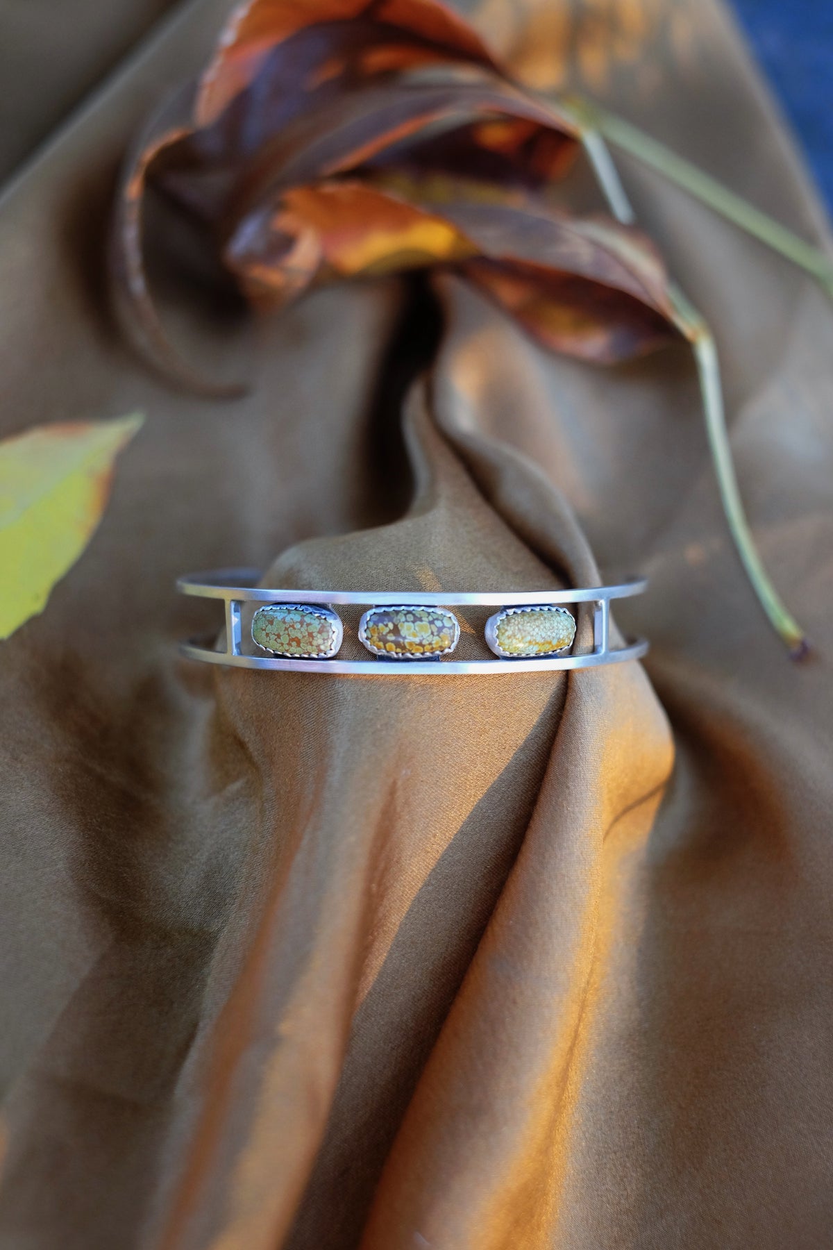 Hubei Turquoise Geometric Cuff