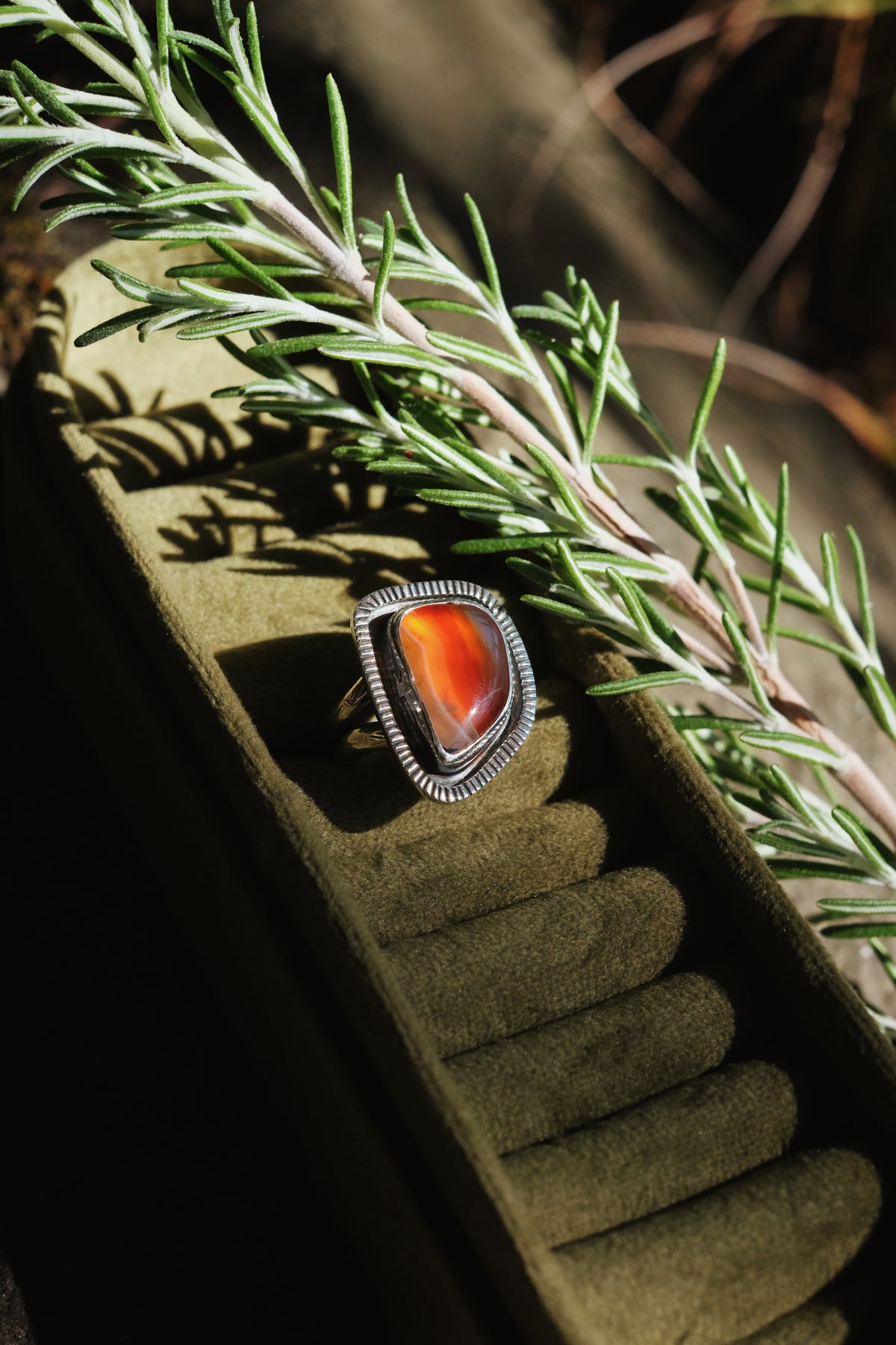 Montana Agate Ring (Size 7.5)