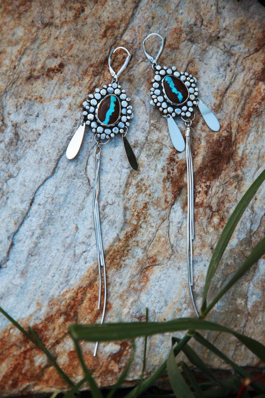 River Pebble Cascade Earrings