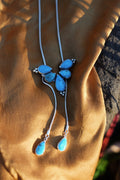 Lone Mountain Turquoise Chain Bolo