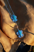 Chinese Turquoise Lariat Necklace