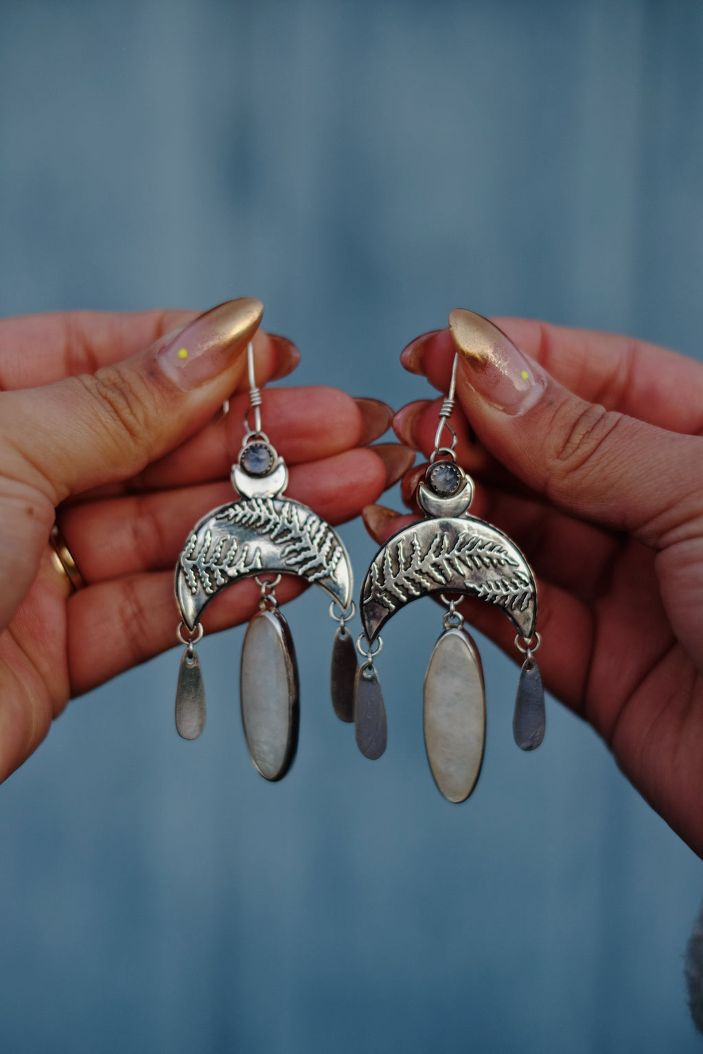 Moonlit Fern Earrings