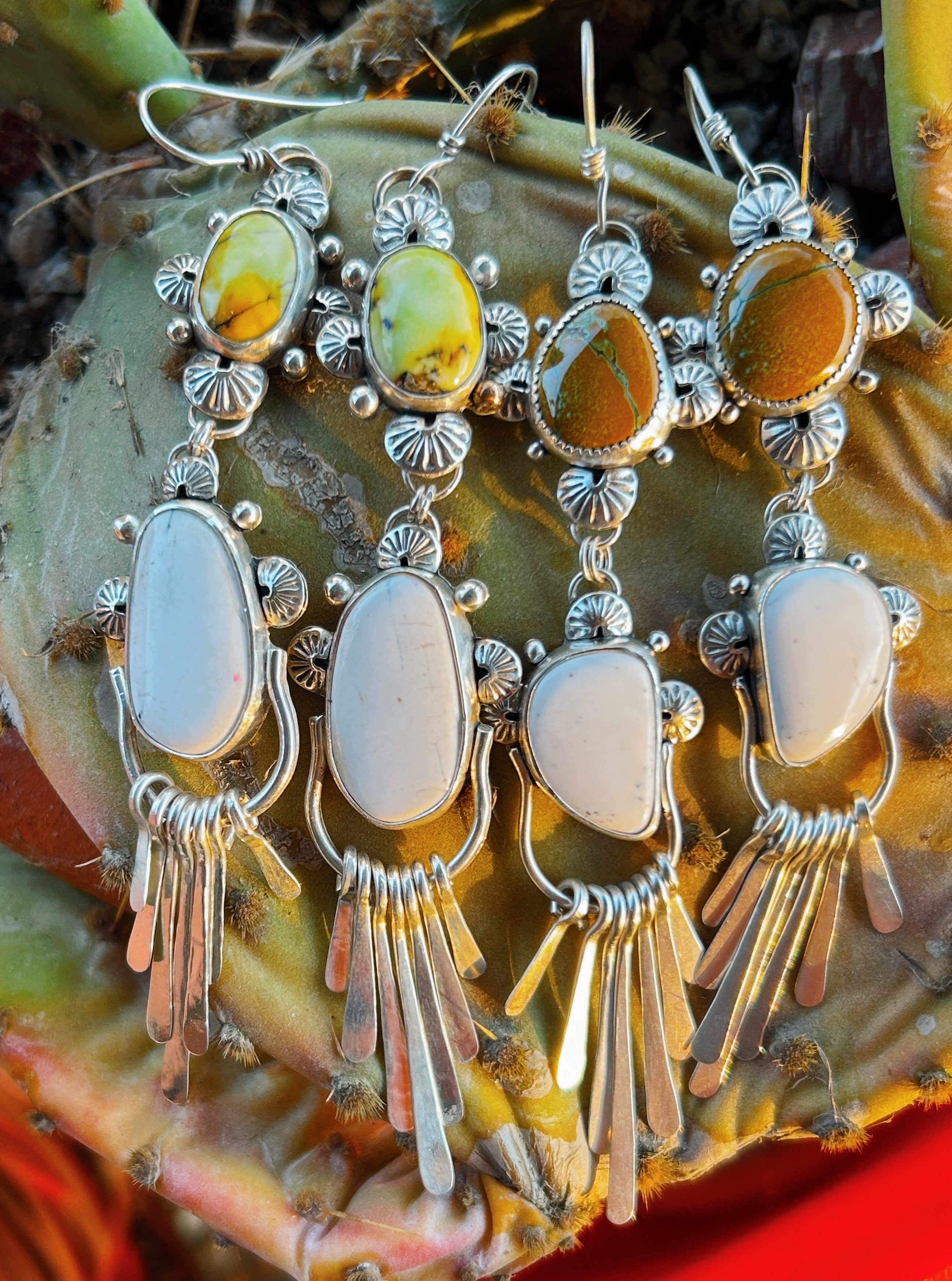 Saguaro Sun Dance Earrings – Golden Hour